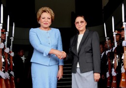 Chủ tịch Thượng viện Nga thăm Lào 